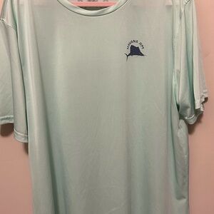 Green Short Sleeve Tee Relaxed Fit Crew Neck